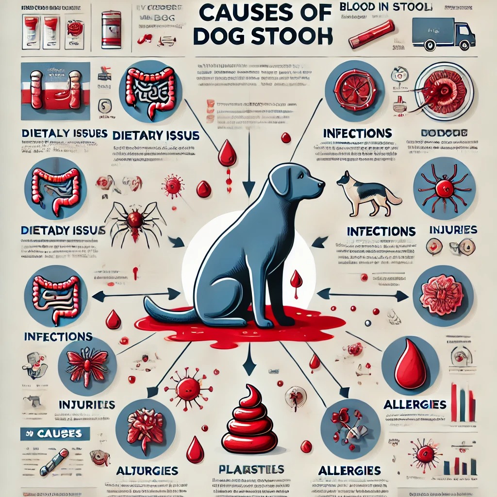 causes of blood in dog stools