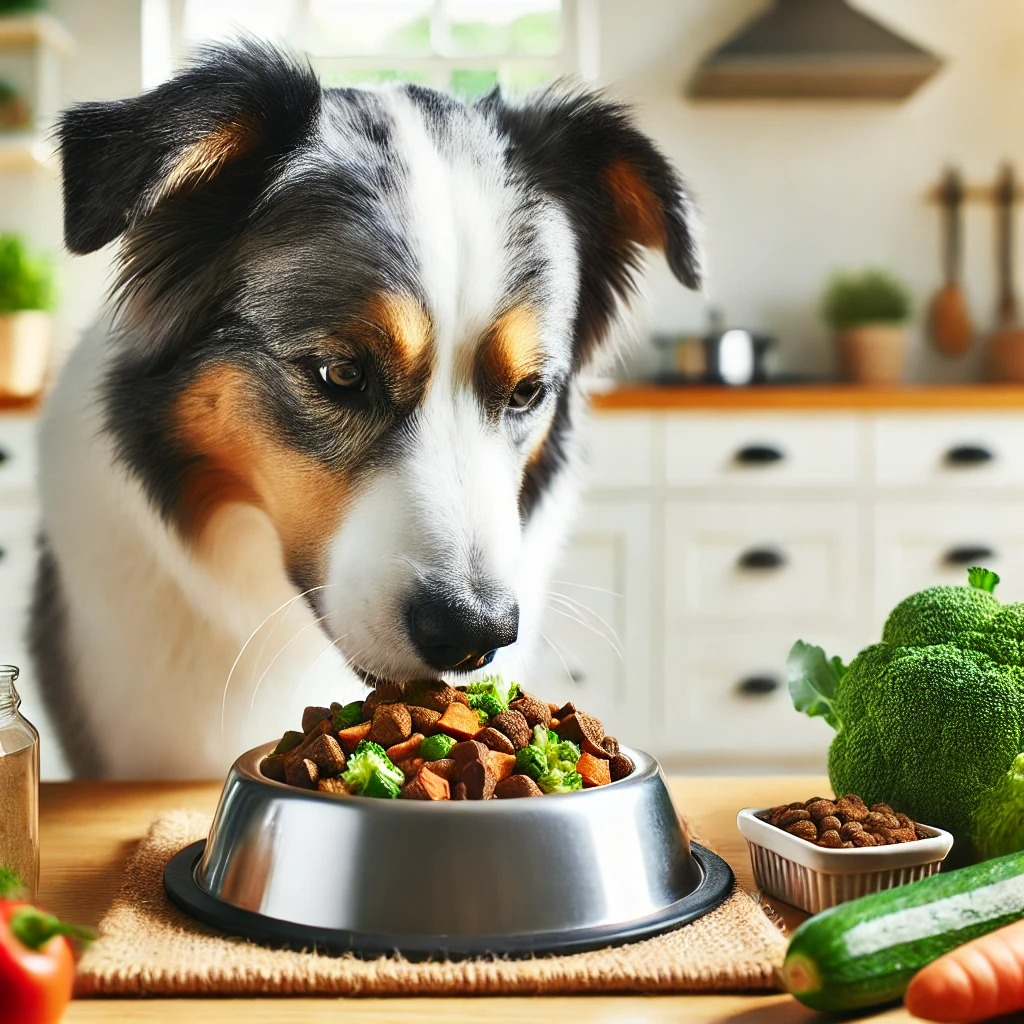 Healthy Dog Eating